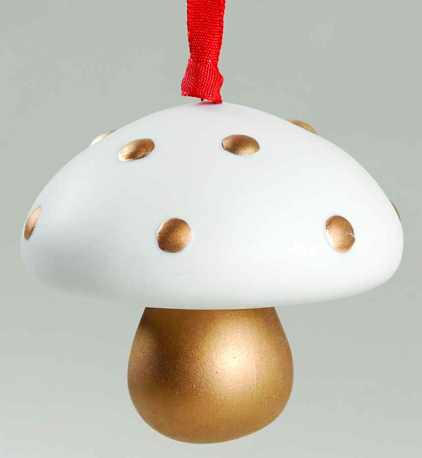 Merry Ornaments Golden Mushroom - No Box by Villeroy & Boch-1