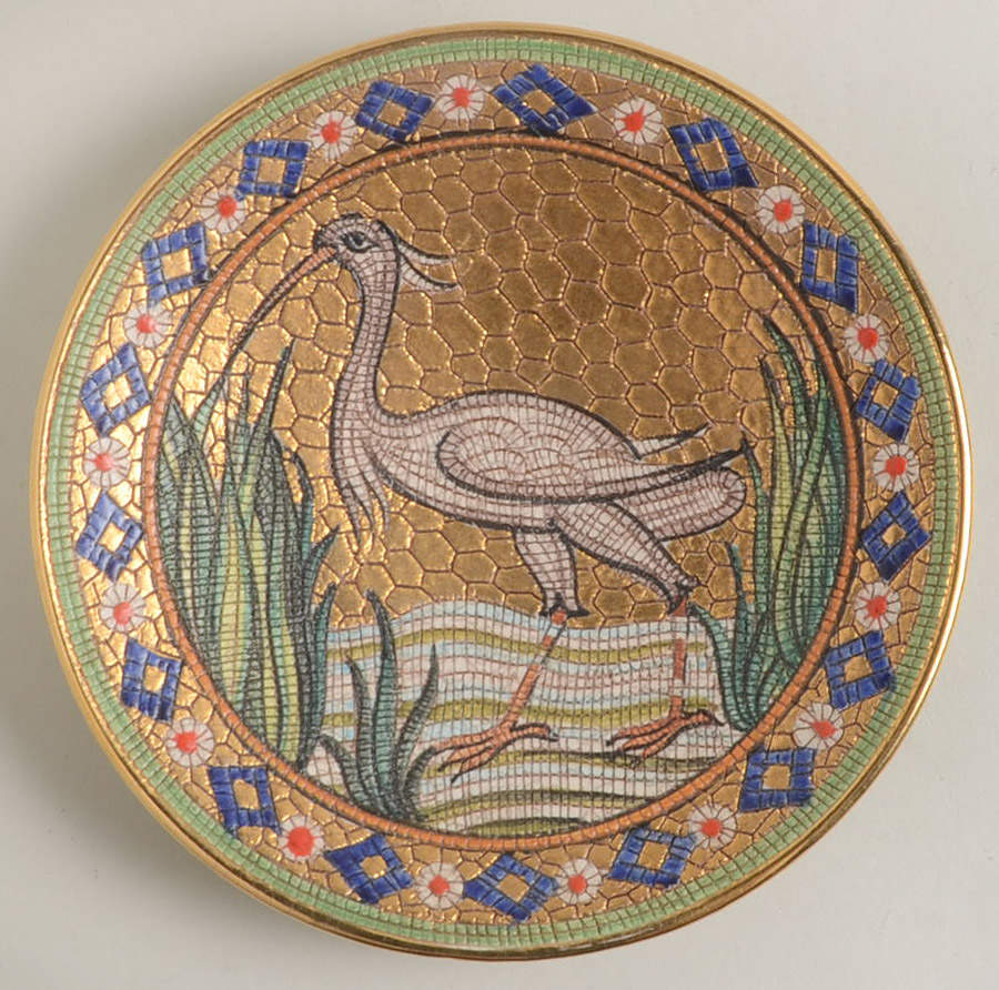 Mosaic-Plate Pelican - Boxed by Veneto Flair-1