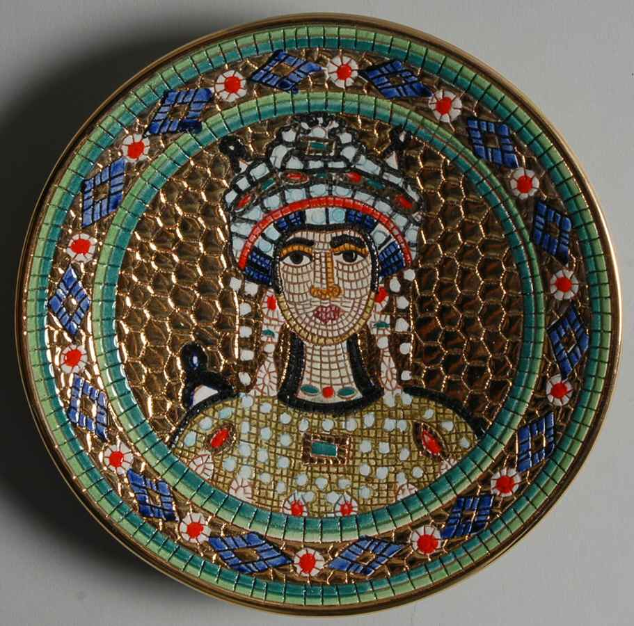 Mosaic-Plate Theodora - Boxed by Veneto Flair-1