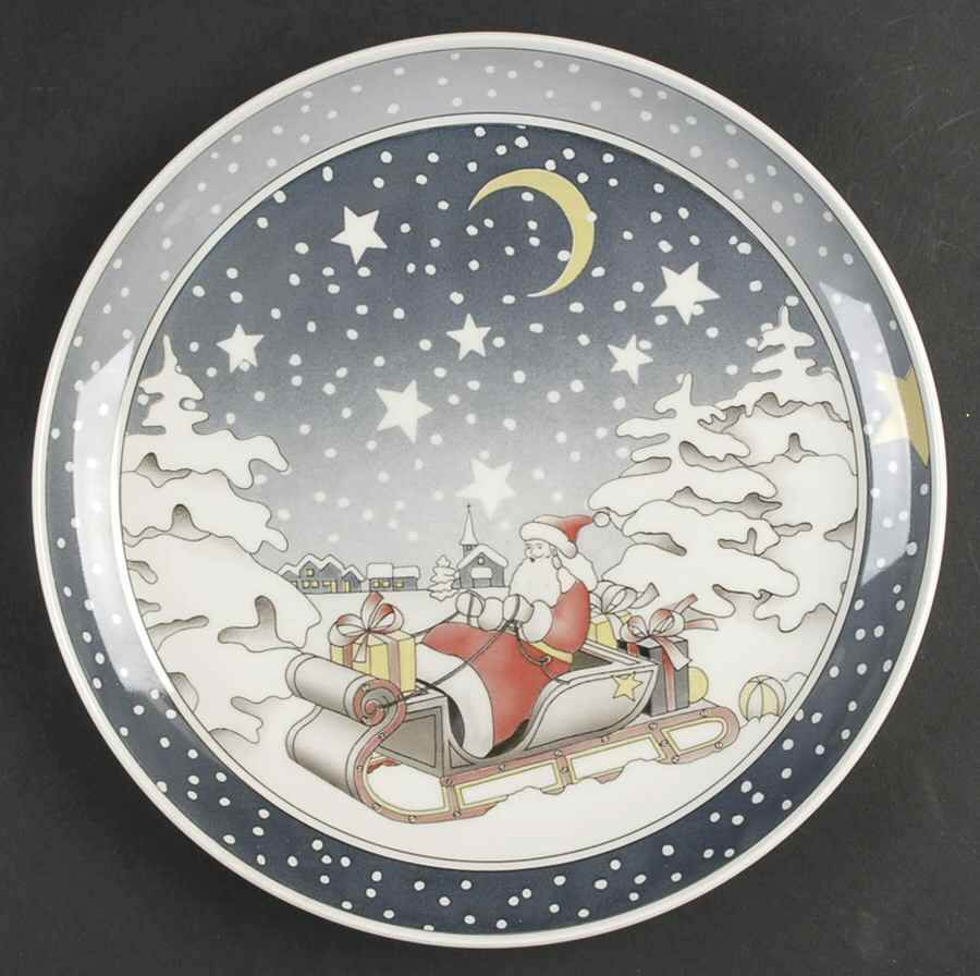 Christmas Plate Series #2 Santa Claus - With Box by Villeroy & Boch-1