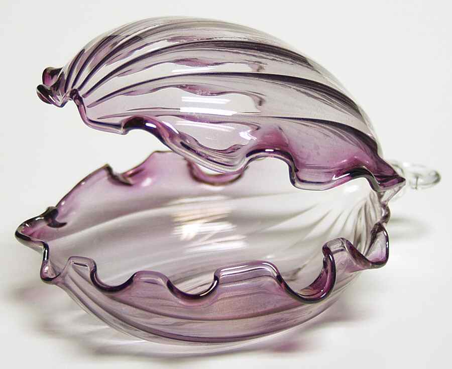 Vietri Crystal Christmas Ornament Clam Ornament - Boxed by Vietri-1