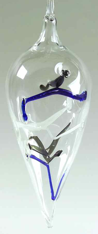 Vietri Crystal Christmas Ornament Clear Tear Drop Ornament - No Box by Vietri-1