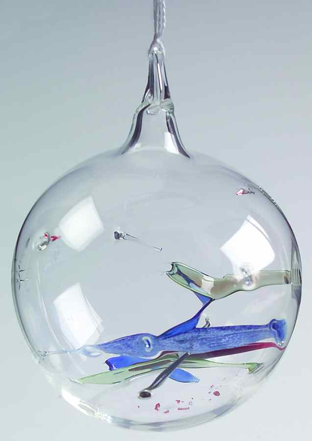 Vietri Crystal Christmas Ornament Ball Ornament - Boxed by Vietri-1