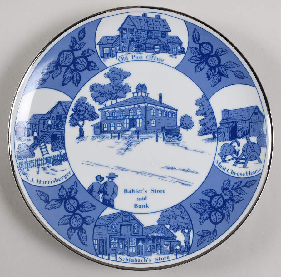 Viletta Single Edition Plate Walnut Creek Ohio Sesquicentennial - Boxed by Viletta-1