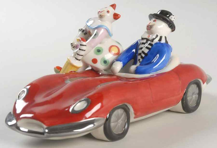 Benedikt Cats Automobile Oldtimer-Red - Boxed by Villeroy & Boch-1
