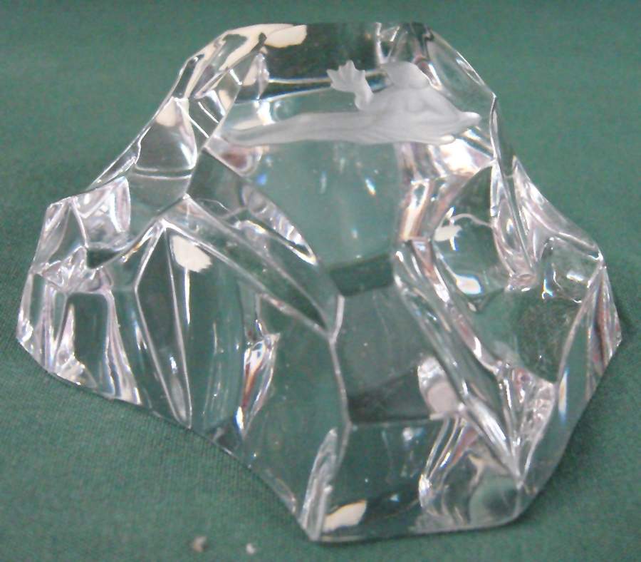 Val St Lambert Zodiac Rock Paperweight Virgo - No Box by Val St Lambert-1