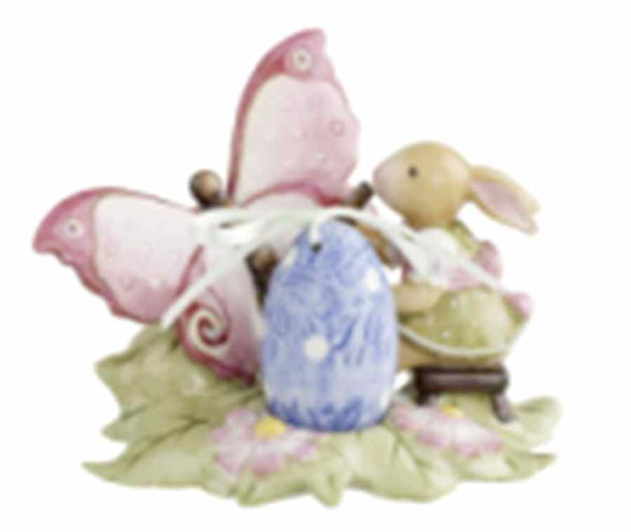 Bunny Family Bunny With Butterfly - No Box by Villeroy & Boch-1