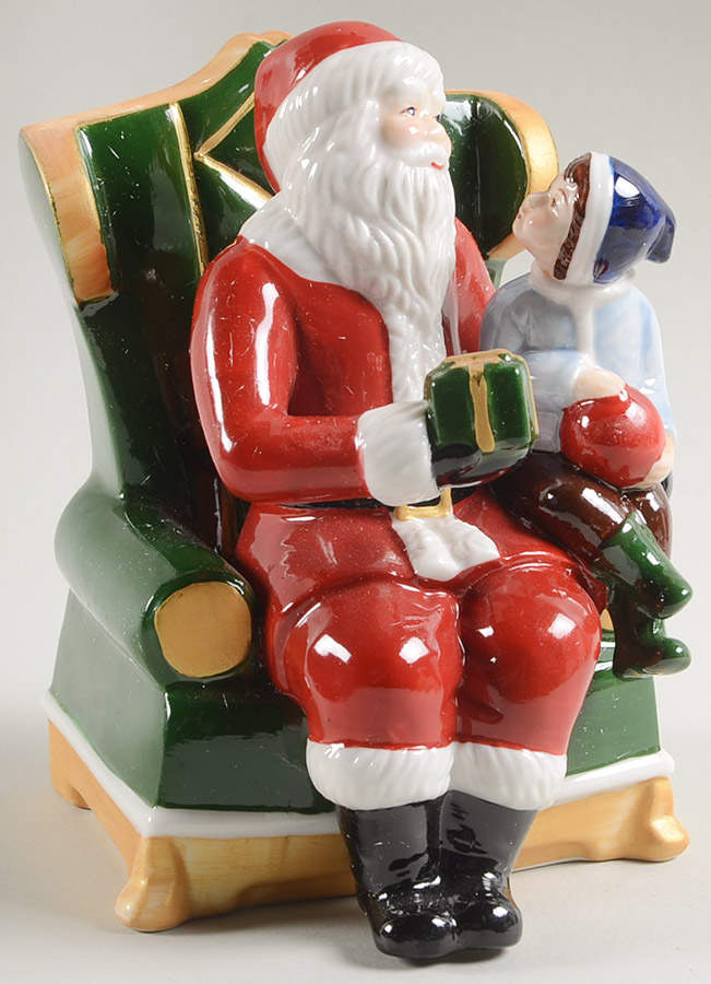Christmas Toys Santa On Armchair-Musical - Boxed by Villeroy & Boch-1