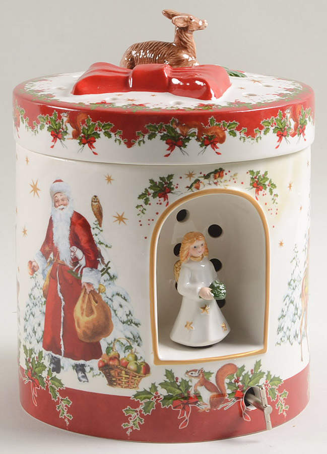Christmas Toys Angel-Large Round Gift Box - Boxed by Villeroy & Boch-1