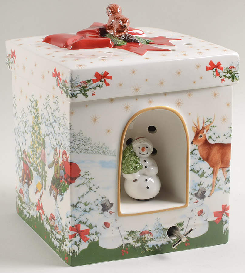 Christmas Toys Christmas Tree - Large Square Gift Box - With Box by Villeroy & Boch-1