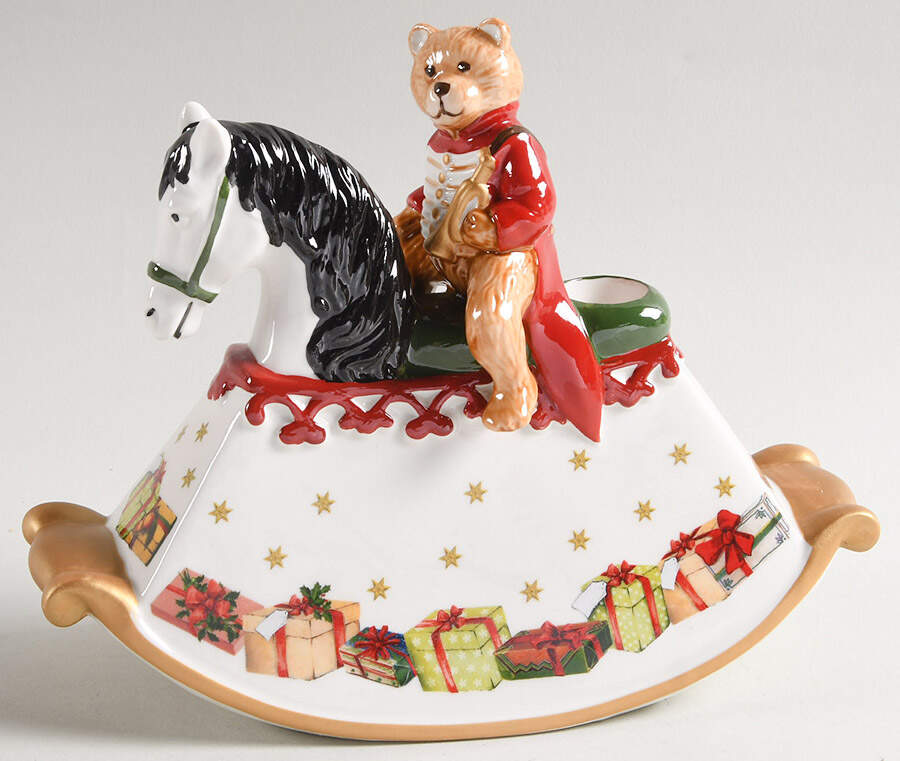 Christmas Toys Rocking Horse Candle Holder - With Box 53 by Villeroy & Boch-1