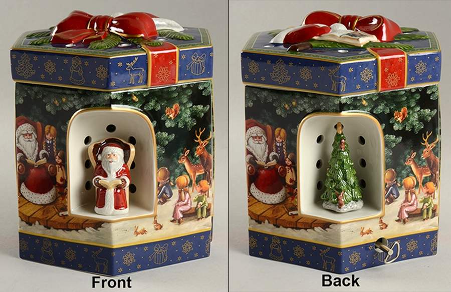 Christmas Toys Large Hex Gift Box --Blue - No Box by Villeroy & Boch-1