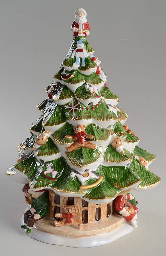 Christmas Toys Memories Large Christmas Tree With Children - Boxed by Villeroy & Boch-1