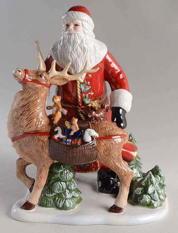 Christmas Toys Memories Santa With Deer - Boxed by Villeroy & Boch-1