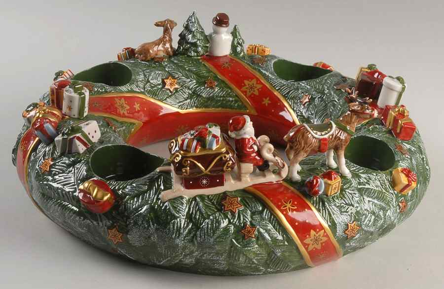 Christmas Toys Memories Large Advent Wreath - No Box by Villeroy & Boch-1