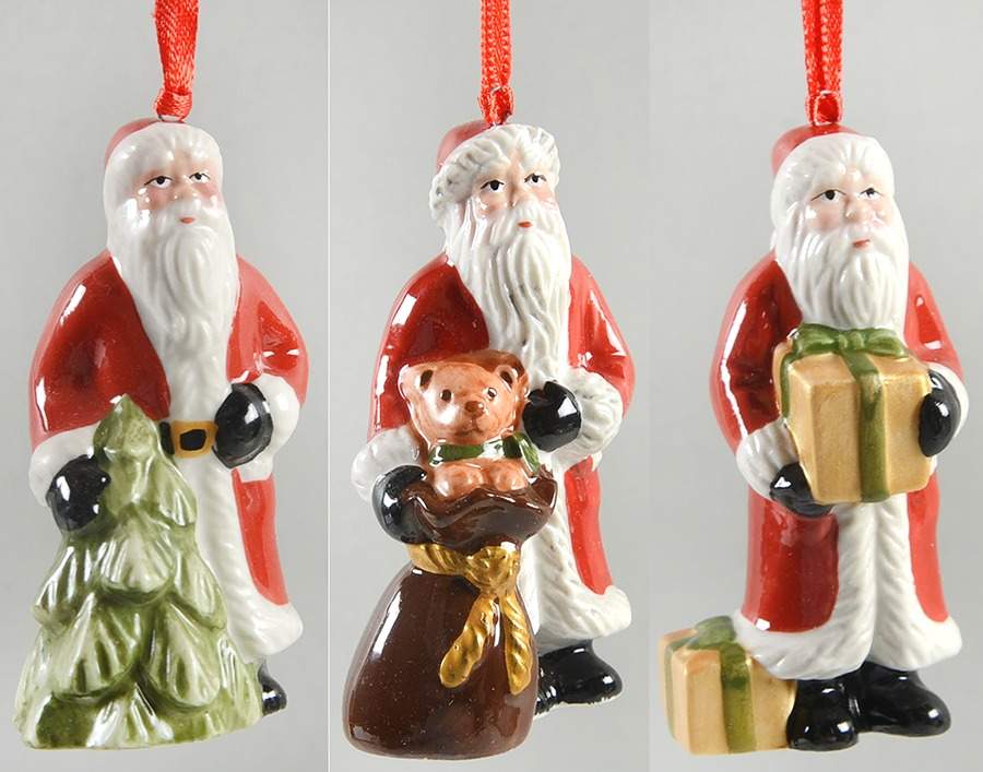 Nostalgic Ornaments Santa Ornaments S/3 - Boxed by Villeroy & Boch-1