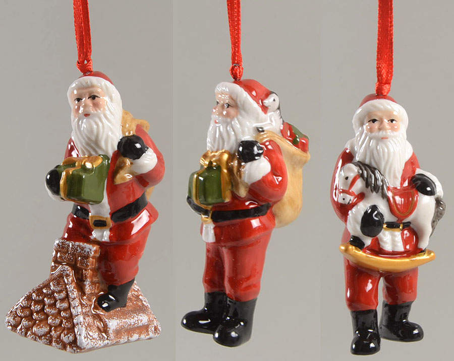 Nostalgic Ornaments Santa Claus Orn S/3 - No Box by Villeroy & Boch-1