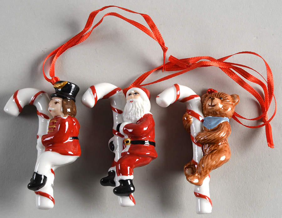 Nostalgic Ornaments Candy Cane S/3 (Santa, Bear, Nutcracker) - Boxed by Villeroy & Boch-1