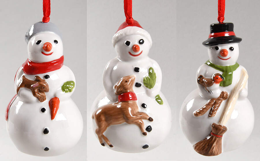 Nostalgic Ornaments Snowmen S/3 - No Box by Villeroy & Boch-1