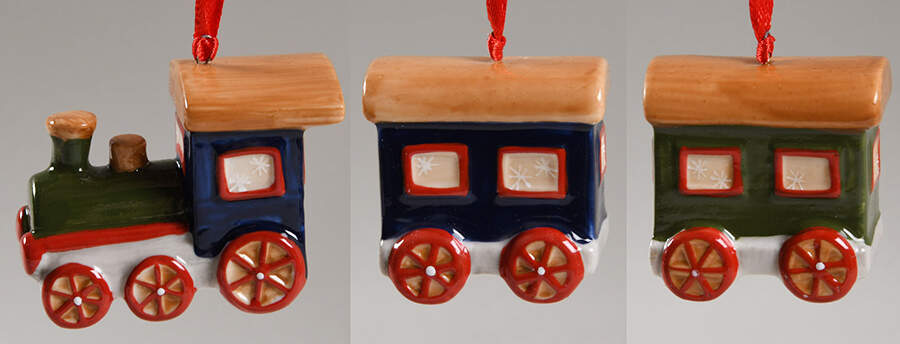 Nostalgic Ornaments Train Ornaments S/3 - Boxed by Villeroy & Boch-1
