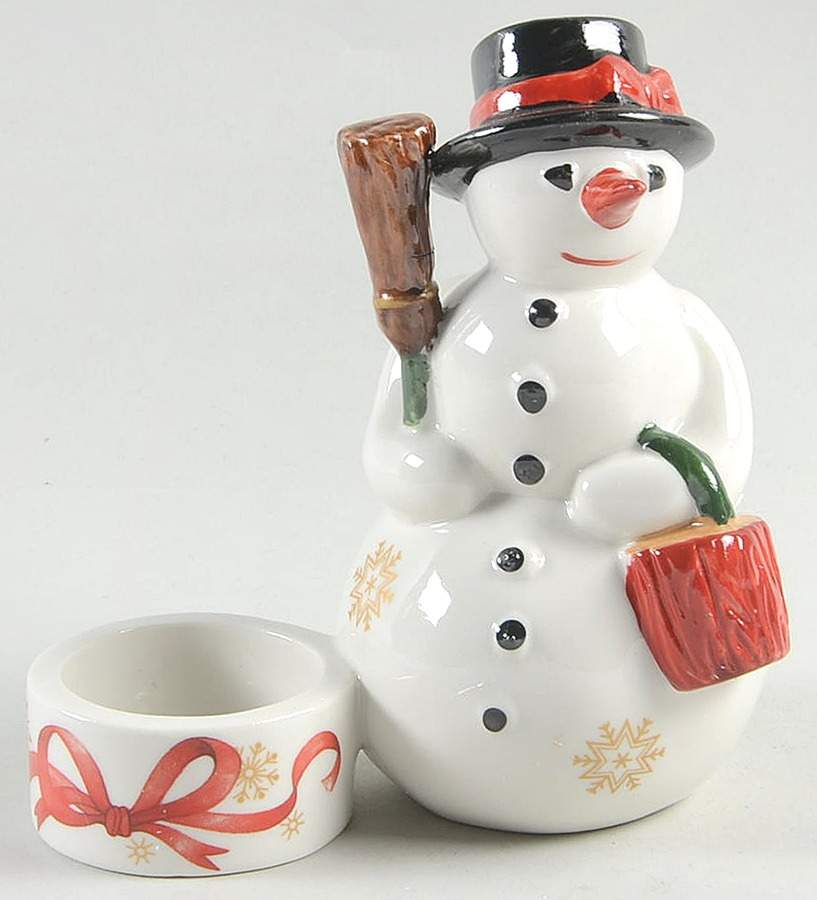 Nostalgic Light Snowman Figurine Votive - No Box by Villeroy & Boch-1