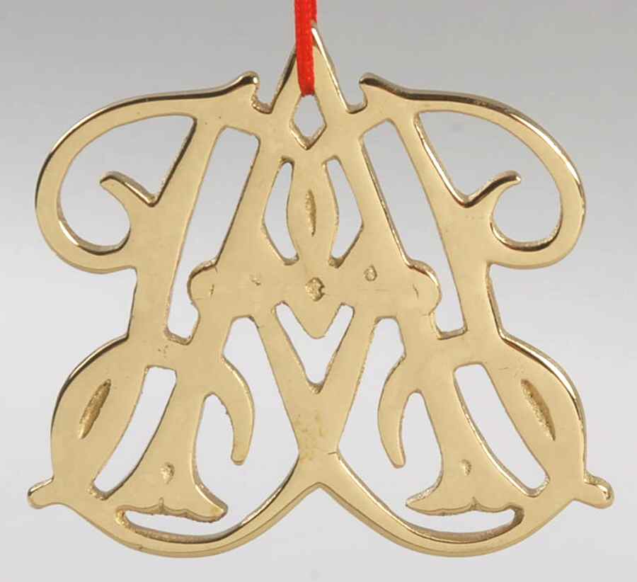 Virginia Metalcrafters Ornaments Queen Anne Cypher - With Box by Virginia Metalcrafters-1