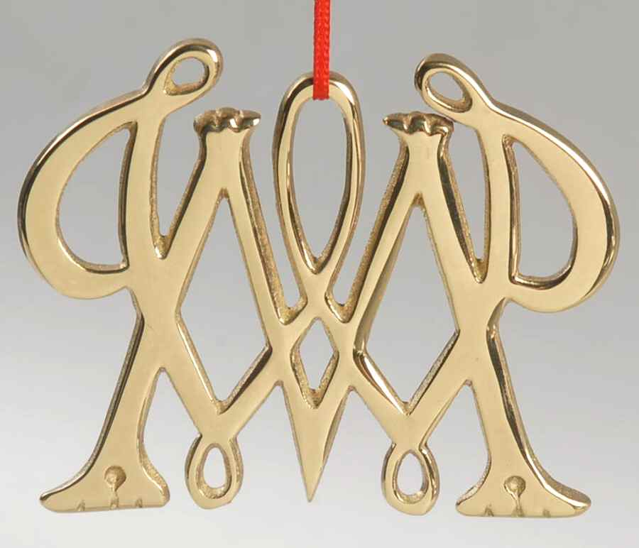 Virginia Metalcrafters Ornaments William And Mary Cypher - Boxed by Virginia Metalcrafters-1