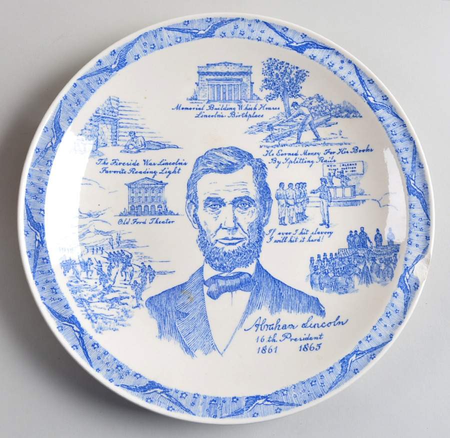 Presidents Abraham Lincoln-16th President - No Box by Vernon Kilns-1