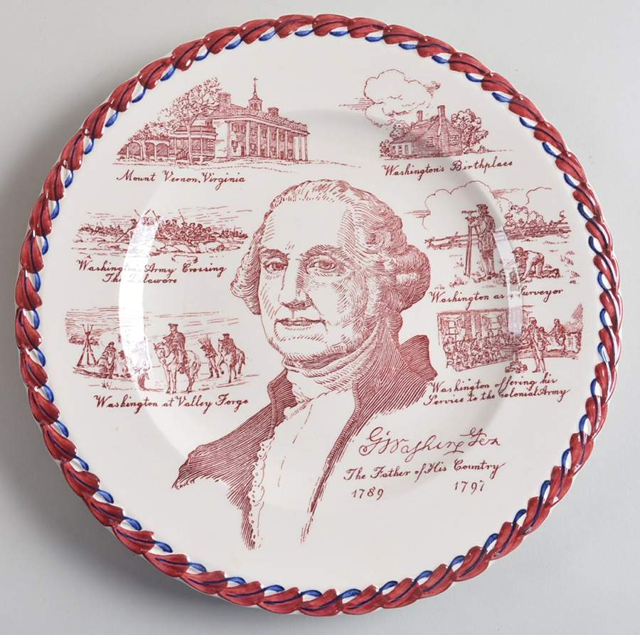 Presidents George Washington - No Box by Vernon Kilns-1