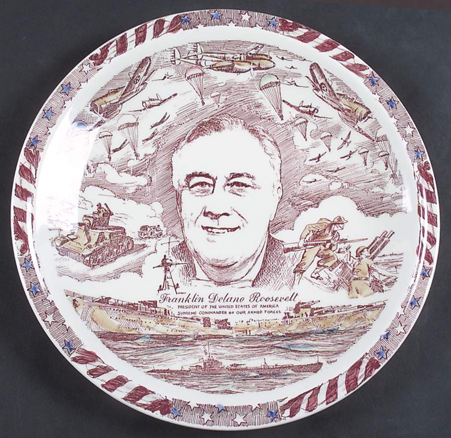 Presidents Franklin Delano Roosevelt - No Box by Vernon Kilns-1