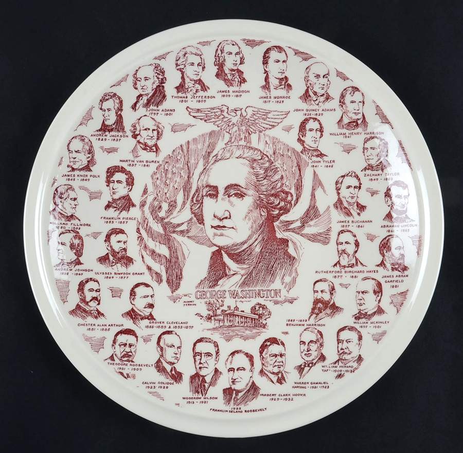 Presidents Washington-Gallery-No Border - No Box by Vernon Kilns-1