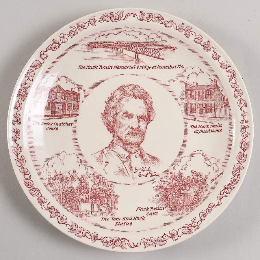 Personalities Mark Twain - No Box by Vernon Kilns-1