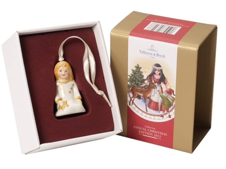 Annual Christmas Angel Ornament 2015 Angel - No Box Nb2015 by Villeroy & Boch-1
