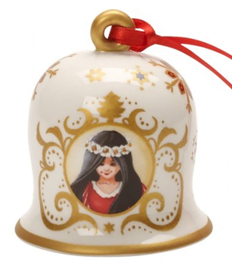 Annual Christmas Bell Ornament Snow White - No Box Nb2015 by Villeroy & Boch-1