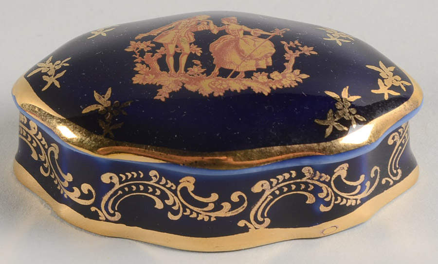 Limoges Giftware Courtship Box With Lid - No Box by Veritable Porcelaine-1