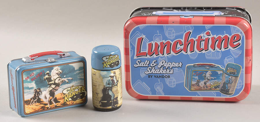 Lunchtime-Salt & Pepper Sets The Lone Ranger - No Box by Vandor-1