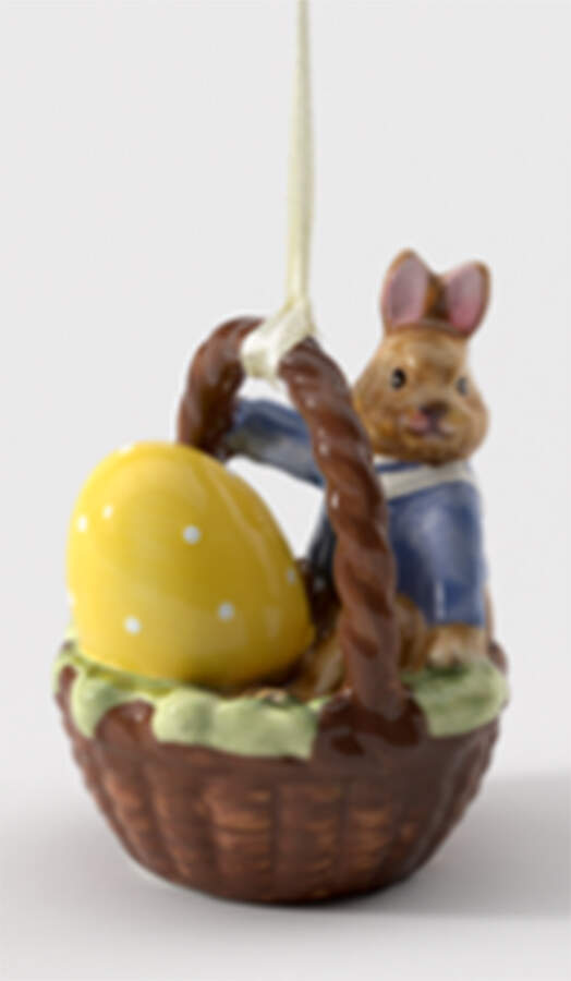 Bunny Tales Ornaments Max In Basket - No Box by Villeroy & Boch-1