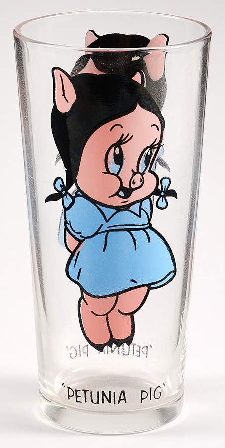Looney Tunes 1973 Petunia Pig-16 Oz - No Box by Warner Brothers-1