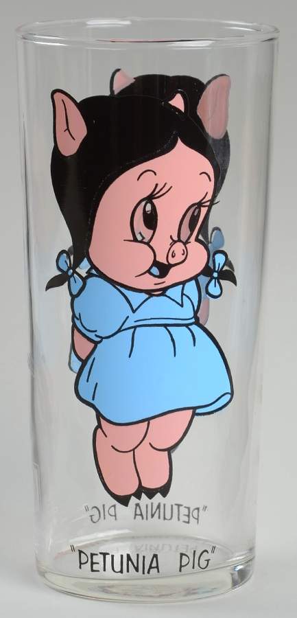 Looney Tunes 1973 Petunia Pig-16 Oz - No Box by Warner Brothers-1