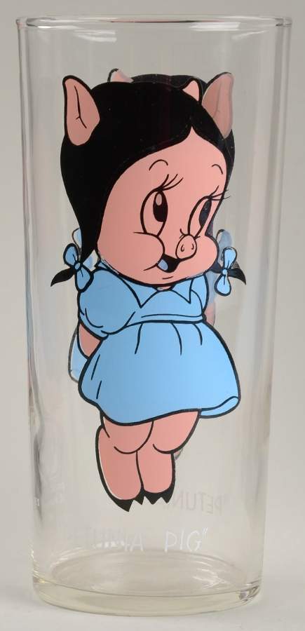 Looney Tunes 1973 Petunia Pig-16 Oz - No Box 13e by Warner Brothers-1