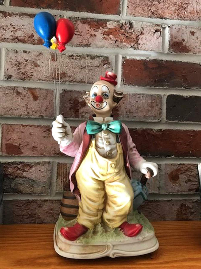 Melody in Motion Musical Figurines Clown With Balloons - No Box by Waco-1