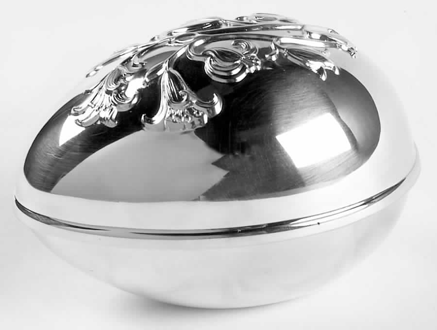 Easter Egg-Wallace Silver Easter Egg Box-Lily - No Box by Wallace Silver-1