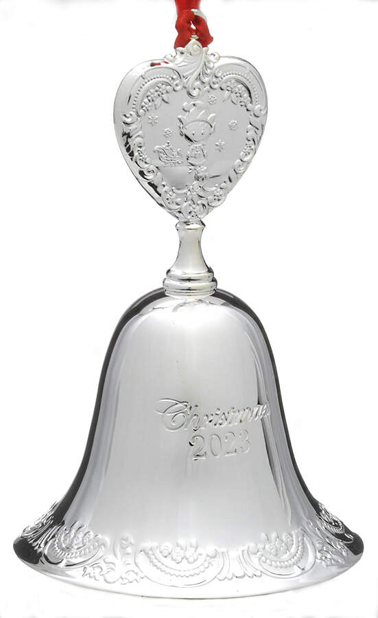 Grande Baroque Bell 2023 Bell - Gingerman & Tree - No Box by Wallace Silver-1