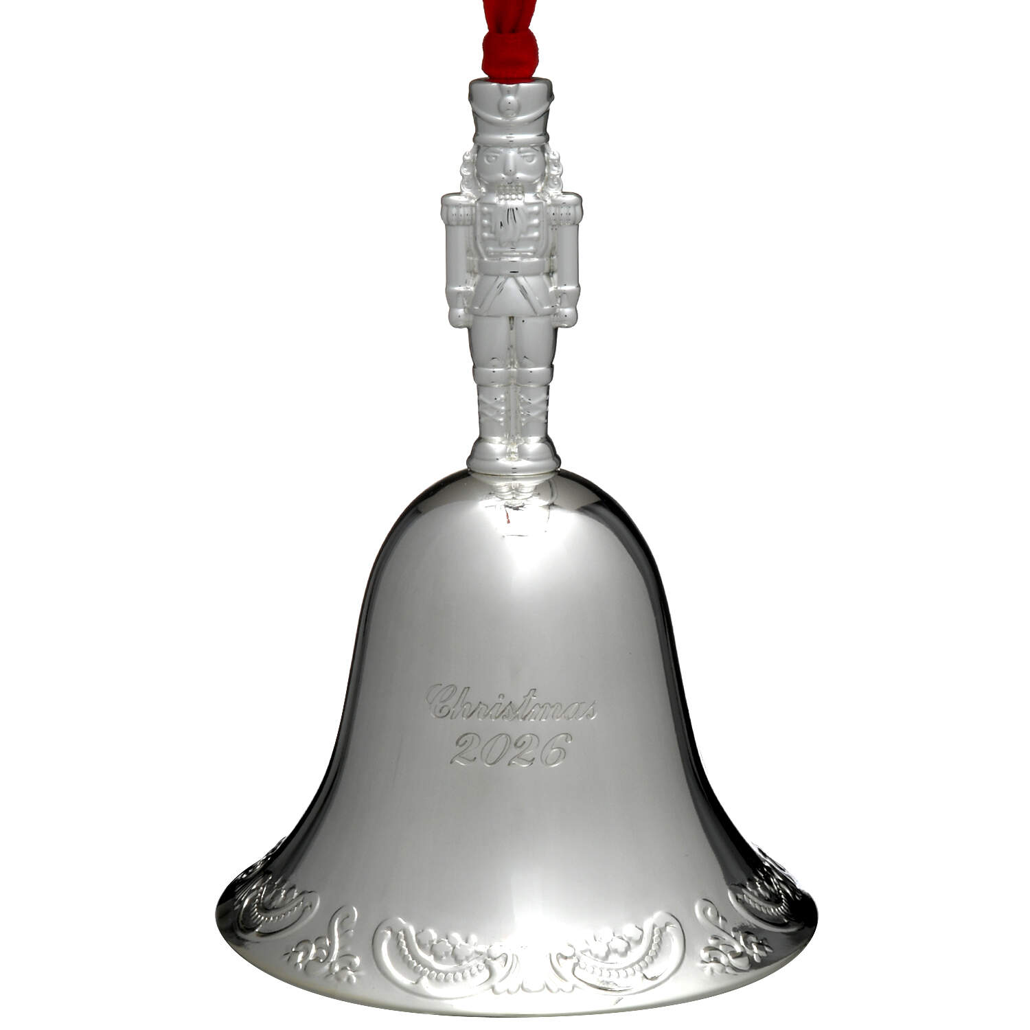 Grande Baroque Bell 2026 Bell-Nutcracker Finial - Boxed by Wallace Silver-1
