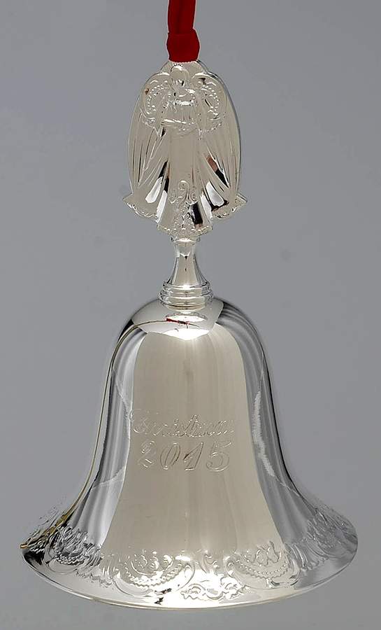 Grande Baroque Bell 2015 Bell - Angel - Boxed by Wallace Silver-1