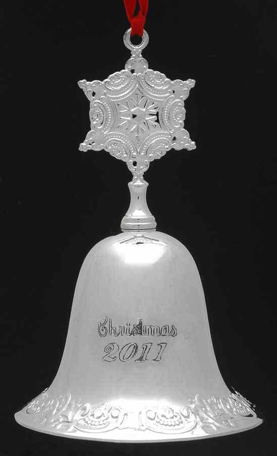 Grande Baroque Bell 2011 Bell-Snowflake - No Box by Wallace Silver-1