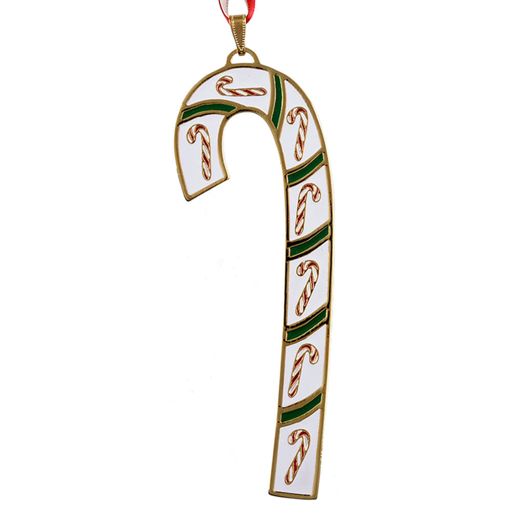 Candy Cane-Ornament 2021 Candy Canes - Boxed by Wallace Silver-1