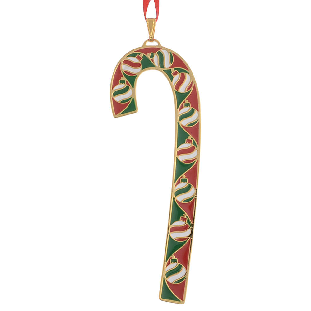 Candy Cane-Ornament 2023  Ornaments - No Box by Wallace Silver-1