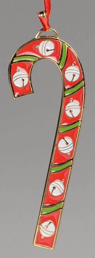 Candy Cane-Ornament Sleigh Bells - Boxed by Wallace Silver-1
