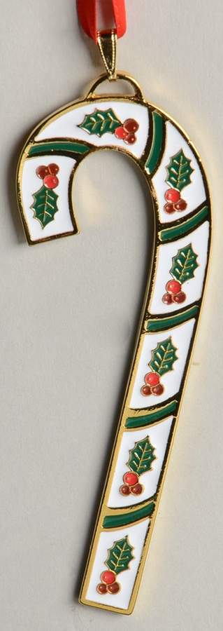 Candy Cane-Ornament Holly Berries - Boxed by Wallace Silver-1